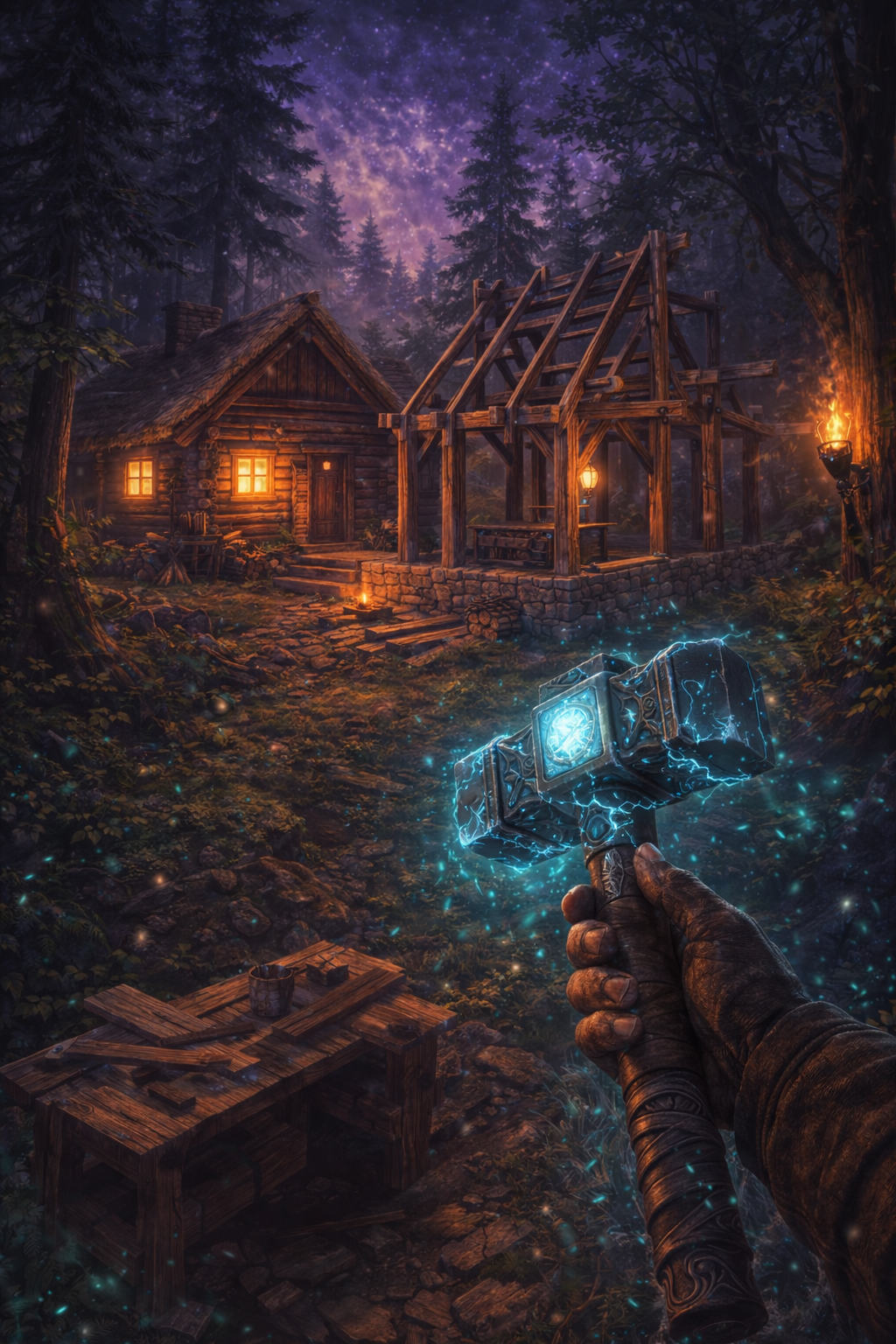 Base Building — fantasy fortress construction